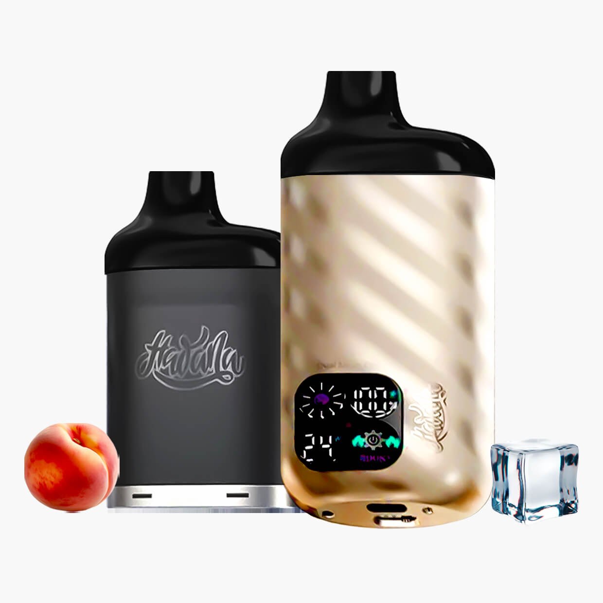 هوانا 20000 سحبة اسكوبار تيتانيوم خوخ ايس | Hawana 20000 Esco Bar peach ice TITANIUM Disposable Vape