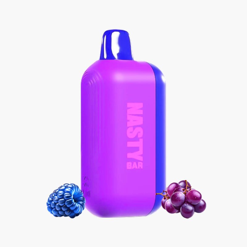 ناستي 14000 عنب توت سحبة جاهزة | Nasty 14000 berry grape D14ki Disposable Pod