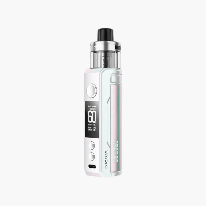 دراق اس 2 ابيض فوبو جهاز شيشة الكترونية السعودية | Voopoo Drag S2 white Mod Vape